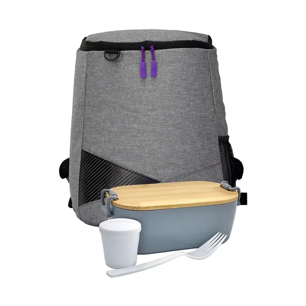 Bamboo Lunch Box Backpack Set... from ASI 30208 A P Specialties / AP Specialties