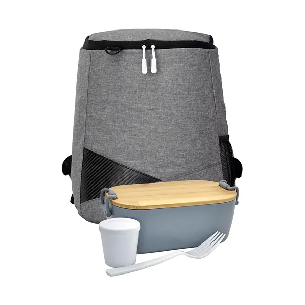 Bamboo Lunch Box Backpack Set... from ASI 30208 A P Specialties / AP Specialties