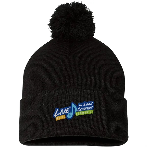 Sportsman Pom-Pom 12" Knit Beanie... from ASI 30208 A P Specialties / AP Specialties
