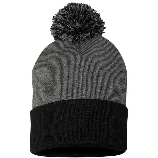 Sportsman Pom-Pom 12" Knit Beanie... from ASI 30208 A P Specialties / AP Specialties