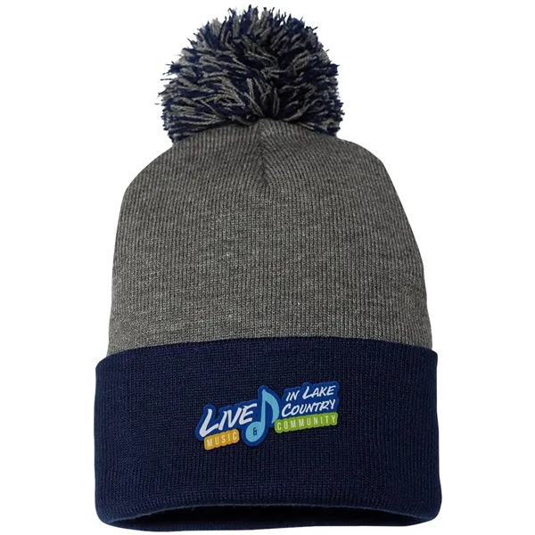 Sportsman Pom-Pom 12" Knit Beanie... from ASI 30208 A P Specialties / AP Specialties