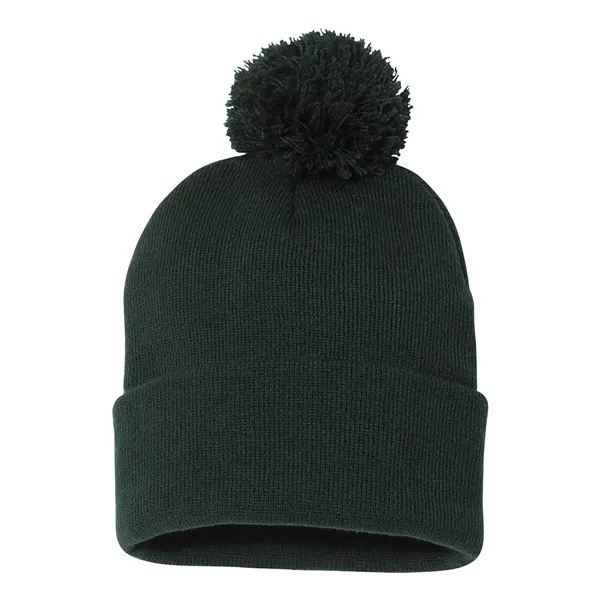 Sportsman Pom-Pom 12" Knit Beanie... from ASI 30208 A P Specialties / AP Specialties
