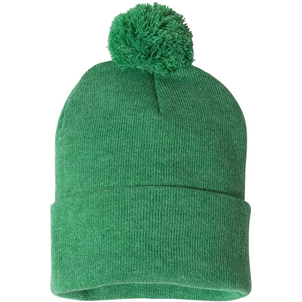 Sportsman Pom-Pom 12" Knit Beanie... from ASI 30208 A P Specialties / AP Specialties