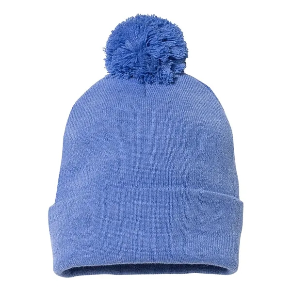 Sportsman Pom-Pom 12" Knit Beanie... from ASI 30208 A P Specialties / AP Specialties