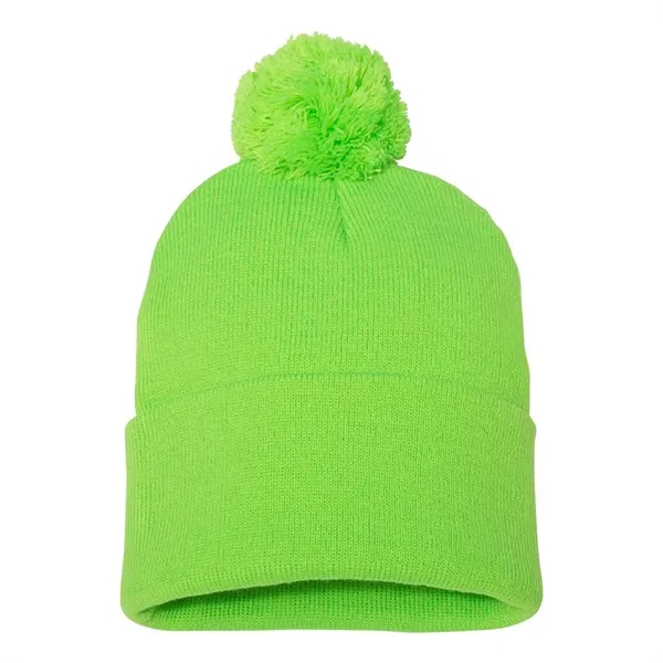 Sportsman Pom-Pom 12" Knit Beanie... from ASI 30208 A P Specialties / AP Specialties
