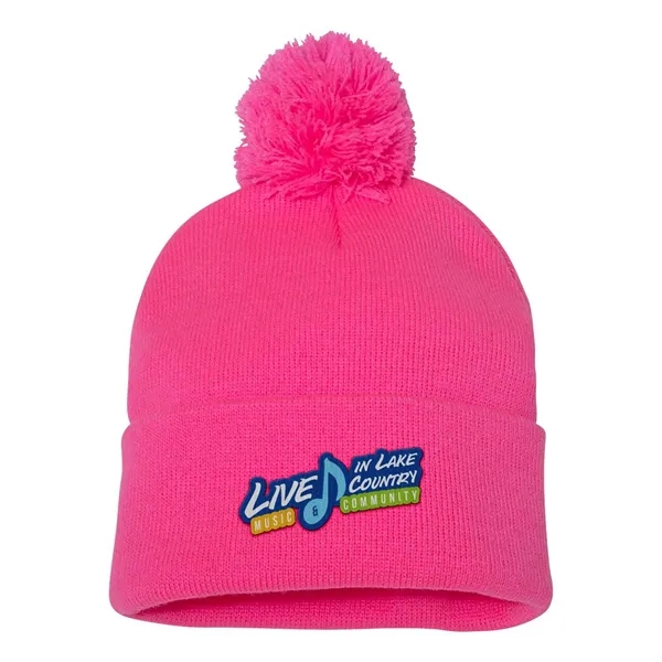 Sportsman Pom-Pom 12" Knit Beanie... from ASI 30208 A P Specialties / AP Specialties