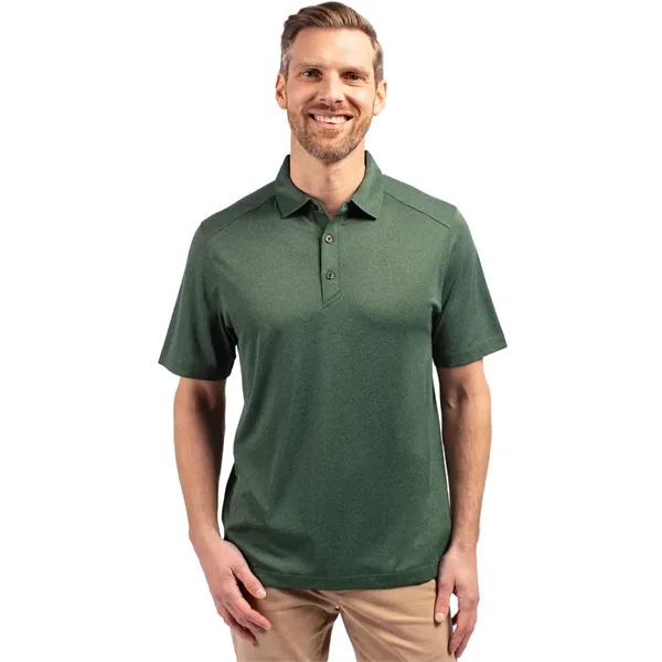 Men's polo with short sleeves, 4-way stretch, moisture-wicking performance, and UPF50+... from ASI 47965 Cutter & Buck