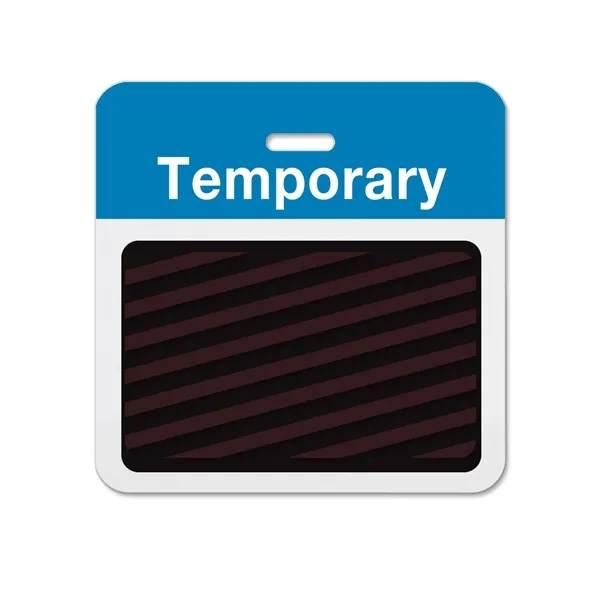 TEMPbadge 2-part expiring badges let you know when a visitor's time... from ASI 79898 Promovision / PROMOVISION
