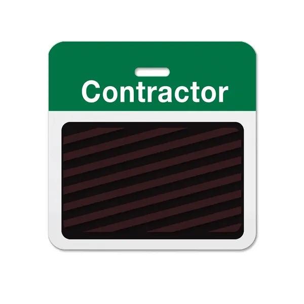 TEMPbadge 2-part expiring badges let you know when a visitor's time... from ASI 79898 Promovision / PROMOVISION