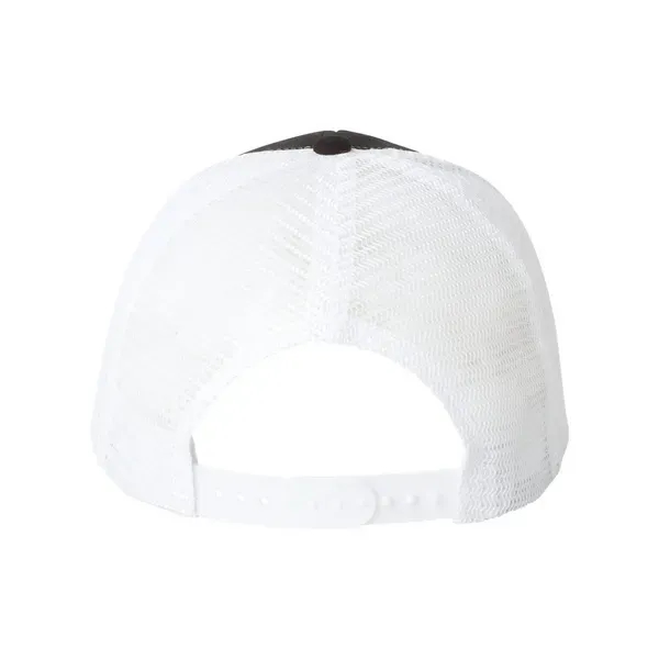 Trucker cap with mesh sides and back, a six-panel design, and... from ASI 88060 Snugz/USA Inc