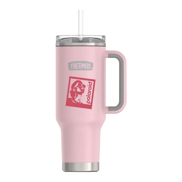 40 oz. double wall vacuum insulated stainless steel travel tumbler with... from ASI 88060 Snugz/USA Inc