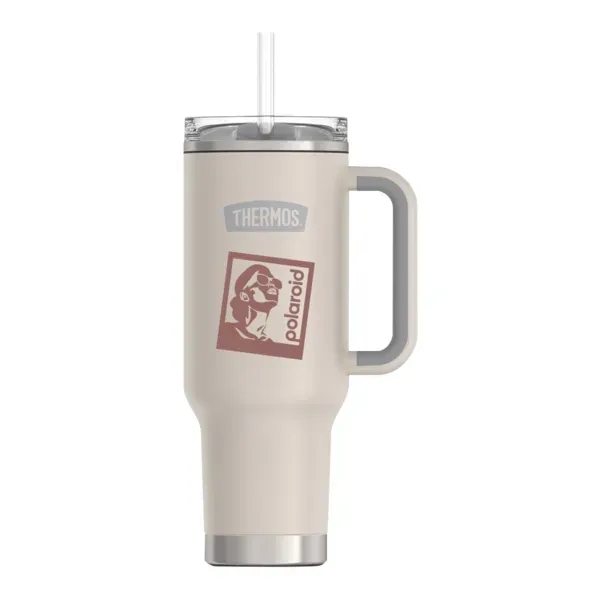 40 oz. double wall vacuum insulated stainless steel travel tumbler with... from ASI 88060 Snugz/USA Inc
