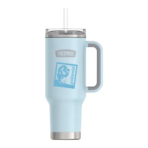 40 oz. double wall vacuum insulated stainless steel travel tumbler with... from ASI 88060 Snugz/USA Inc