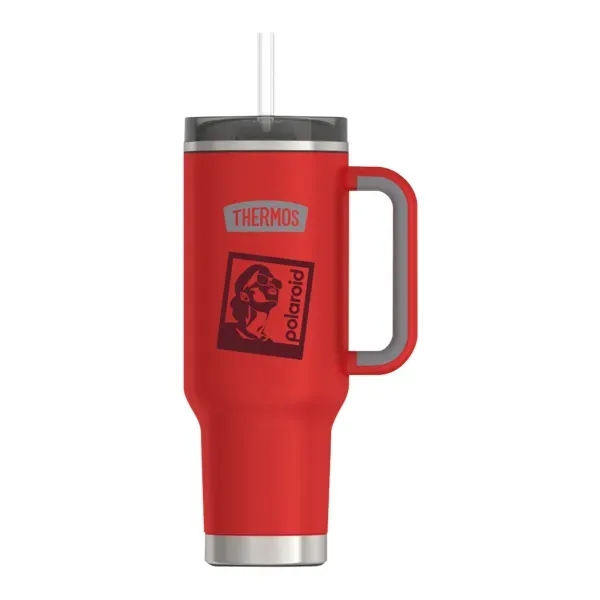 40 oz. double wall vacuum insulated stainless steel travel tumbler with... from ASI 88060 Snugz/USA Inc
