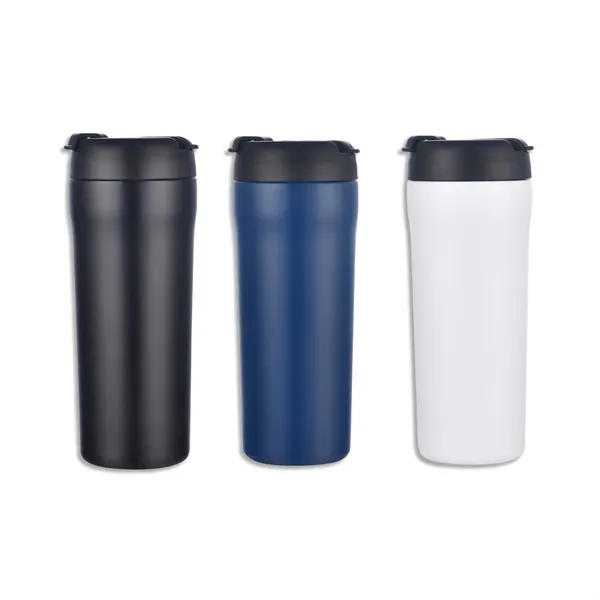 25 oz stainless steel tumbler with dual sipper and leak proof... from ASI 55583 GMG Pen