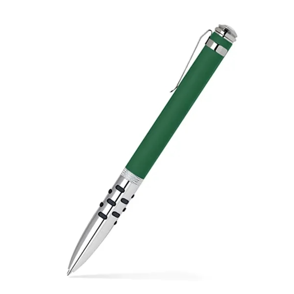 Modern twist action aluminum ballpoint pen with bold color barrel.... from ASI 55583 GMG Pen / Ultra PENWORKS