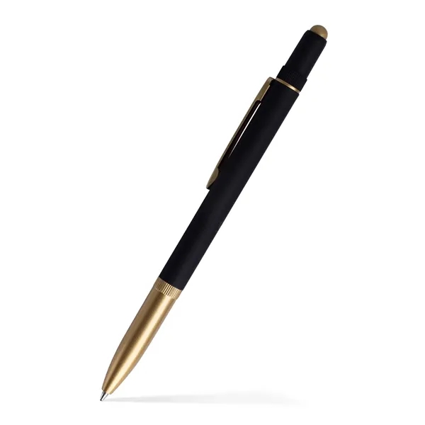 Metal stylus pen with twist action and a built-in compact tool... from ASI 55583 GMG Pen