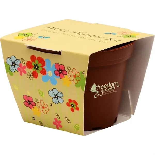 Terra Cotta planter kit featuring a polypropylene planter with seeds, soil... from ASI 54100 Fields Manufacturing Inc / Fields