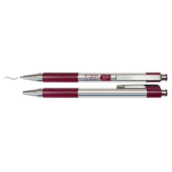 Zebra F-301 Stainless Steel Retractable Ball Point Pen... from ASI 67675 Liqui-Mark Corp