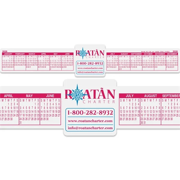 11 1/4" x 2" poly computer keyboard or monitor calendar with... from ASI 44830 The Chest