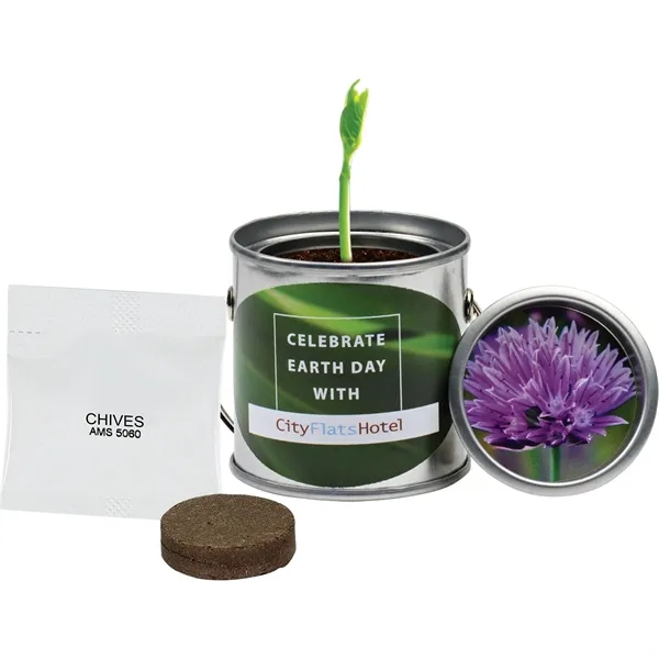 Mini paint pail planter kit with a soil disk, seed packet... from ASI 54100 Fields Manufacturing Inc / Sprout Tyme Line by American Greenwood