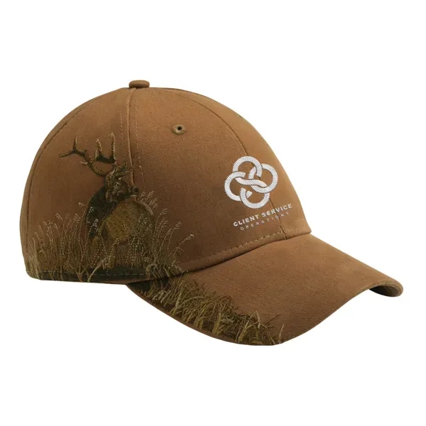 Structured, six-panel, mid-profile 100% cotton cap with pre-curved visor, matching undervisor... from ASI 88060 Snugz/USA Inc / Sweda®