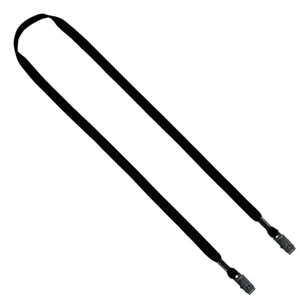 1/2" knitted cotton double bulldog clip lanyard.... from ASI 88060 Snugz/USA Inc / SnugZ USA®