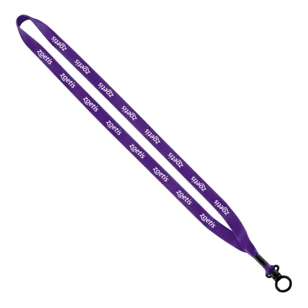 1/2" x 16" economy polyester lanyard with metal crimp and O-ring.... from ASI 88060 Snugz/USA Inc / SnugZ USA®