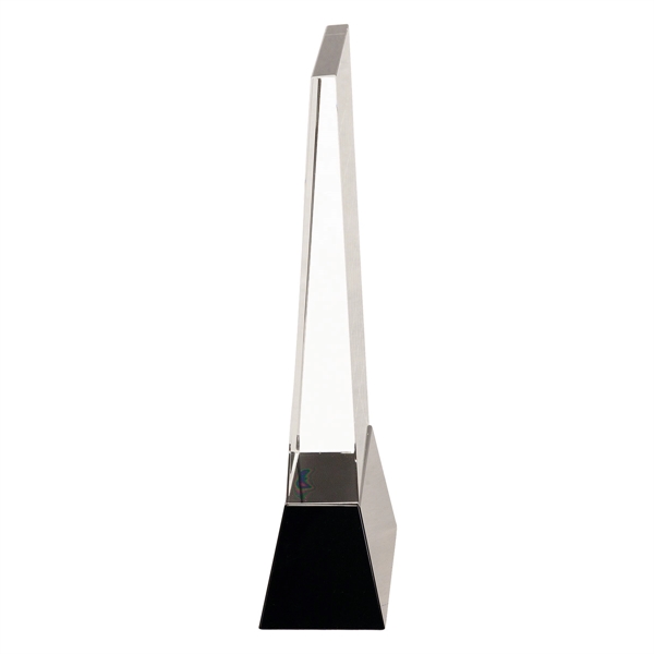 6" x 9" x 2" crystal rectangle award with a black... from ASI 74601 Calico