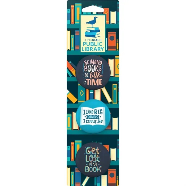 3-Pack Button Collage Card Bookmark.... from ASI 54100 Fields Manufacturing Inc / TargetLine®