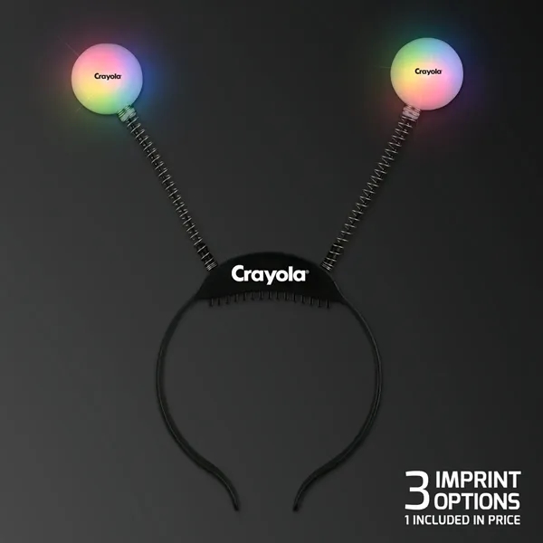 Light Up Bug Antenna Blinky Boppers Headband Fun, bouncy LED headband... from ASI 34194 ALightPromos
