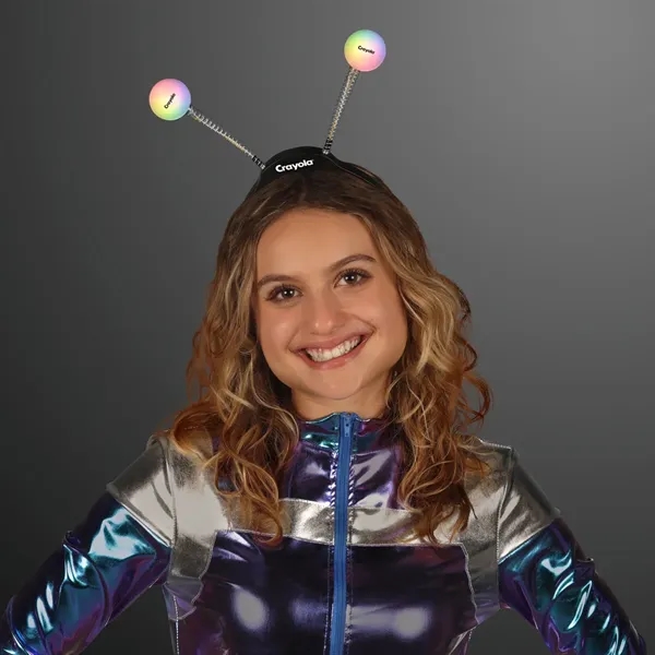Light Up Bug Antenna Blinky Boppers Headband Fun, bouncy LED headband... from ASI 34194 ALightPromos