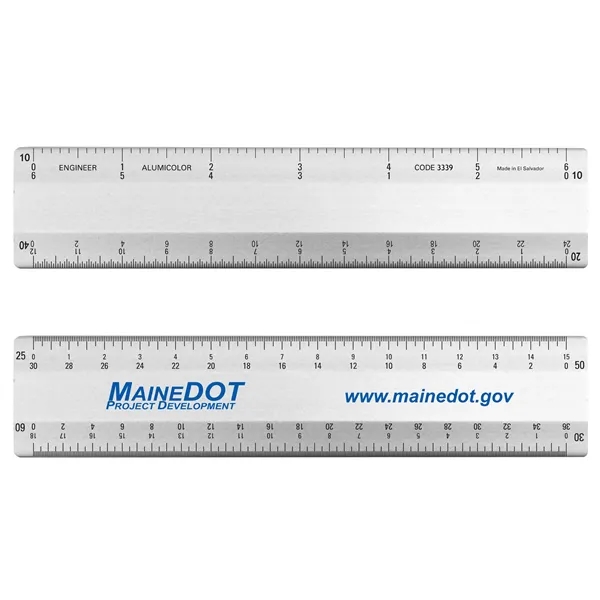 6" Aluminum 4-bevel civil engineer scale.... from ASI 34910 Alumicolor