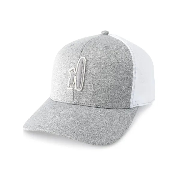 This laid-back trucker cap combines washed cotton performance melange fabric with... from ASI 38120 Ball Pro / Diversified Quality Kitchenware / Branded Apparel Designs