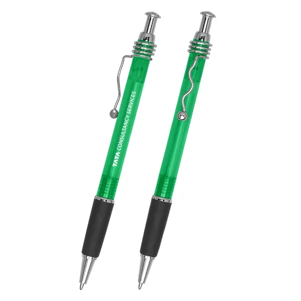 Curvy clip pen with grip section.... from ASI 52710 Lincoln Line