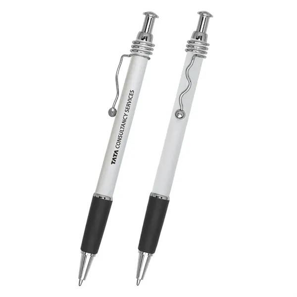 Curvy clip pen with grip section.... from ASI 52710 Lincoln Line