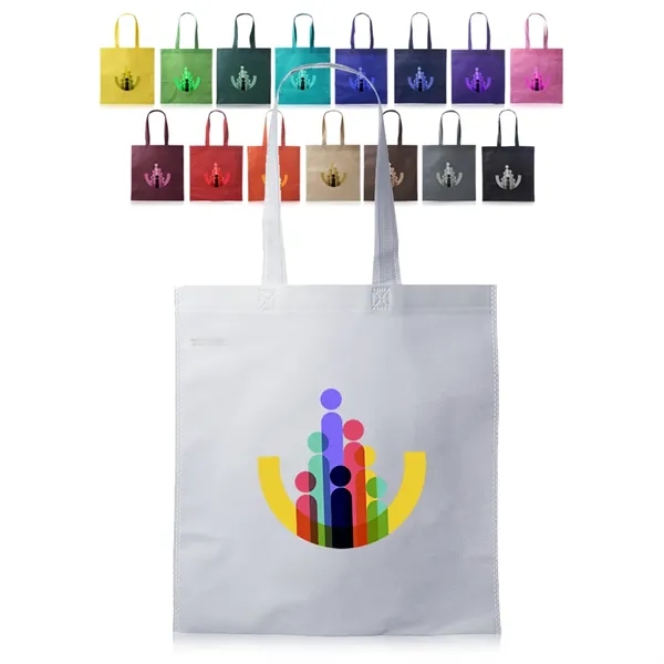 Popular tote bag, 80 GSM non-woven polypropylene, 13 1/2" x 14... from ASI 39552 BEL Promo