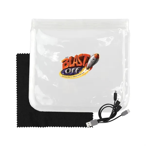 Clear Cable & Cloth Set... from ASI 30208 A P Specialties / AP Specialties