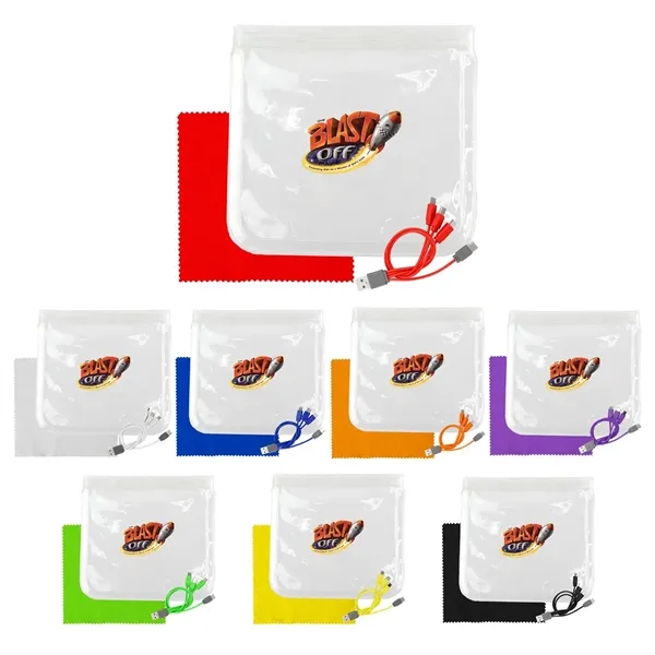 Clear Cable & Cloth Set... from ASI 30208 A P Specialties / AP Specialties