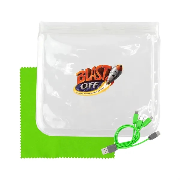 Clear Cable & Cloth Set... from ASI 30208 A P Specialties / AP Specialties