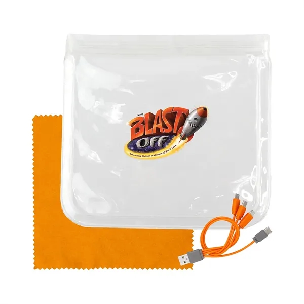 Clear Cable & Cloth Set... from ASI 30208 A P Specialties / AP Specialties