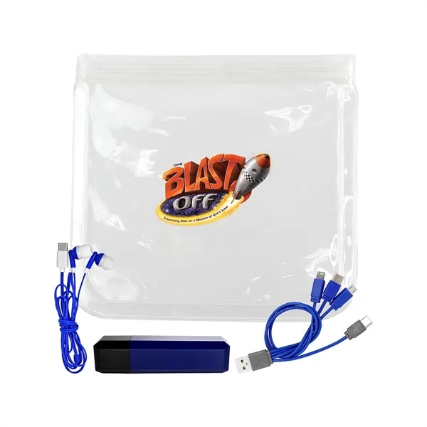 Clear Viper Cable, Ear Bud & Cloth Set... from ASI 30208 A P Specialties / AP Specialties