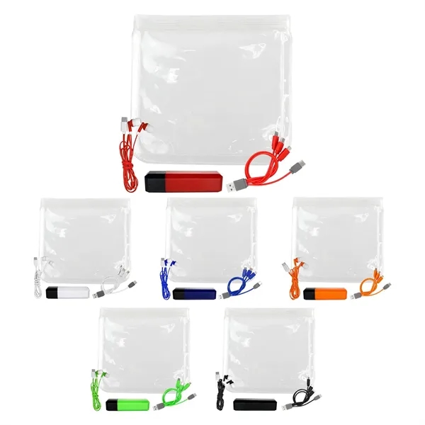 Clear Viper Cable, Ear Bud & Cloth Set... from ASI 30208 A P Specialties / AP Specialties