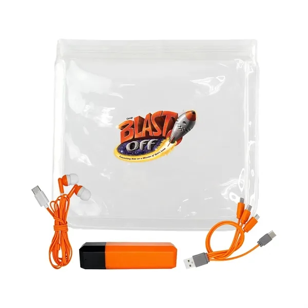 Clear Viper Cable, Ear Bud & Cloth Set... from ASI 30208 A P Specialties / AP Specialties