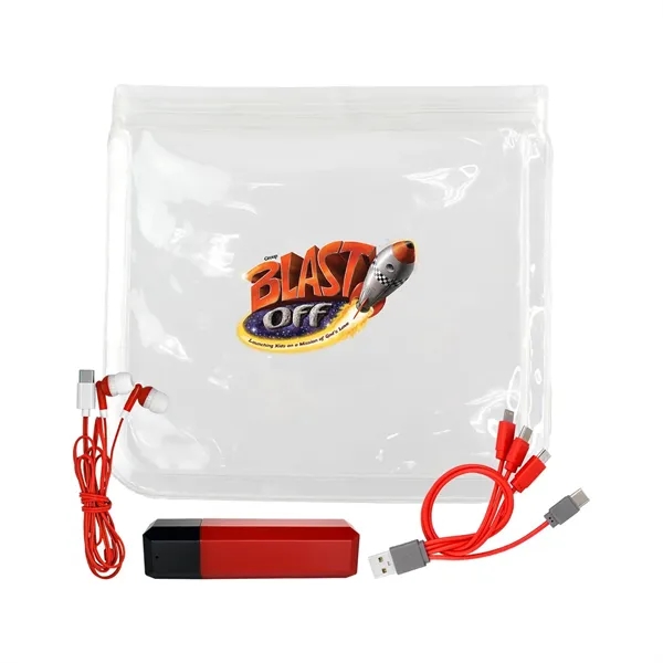 Clear Viper Cable, Ear Bud & Cloth Set... from ASI 30208 A P Specialties / AP Specialties