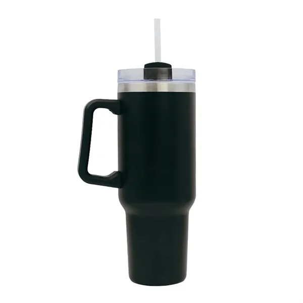 40 oz stainless steel double wall tumbler featuring a convenient handle... from ASI 37218 Athena Promo (tm)