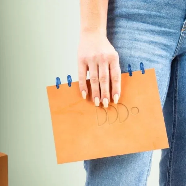 Disc-Bound Journal - Debossed Leather - Small  (6.25" W x... from ASI 74710 Numo