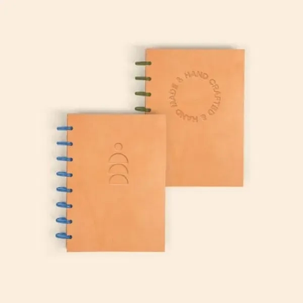 Disc-Bound Journal - Debossed Leather - Small  (6.25" W x... from ASI 74710 Numo