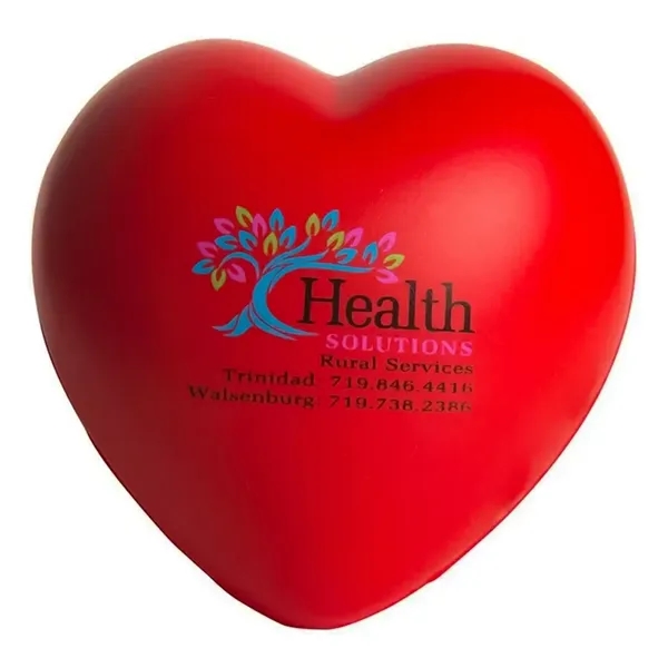 3" x 3" heart shaped stress reliever.... from ASI 34415 Alpi International LTD