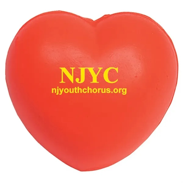 3" x 3" heart shaped stress reliever.... from ASI 34415 Alpi International LTD